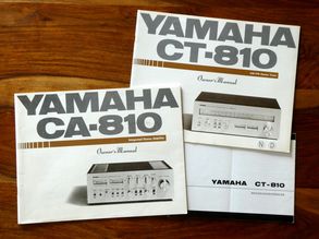 Bedienungsanleitung YAMAHA CA-810 und CT-810 