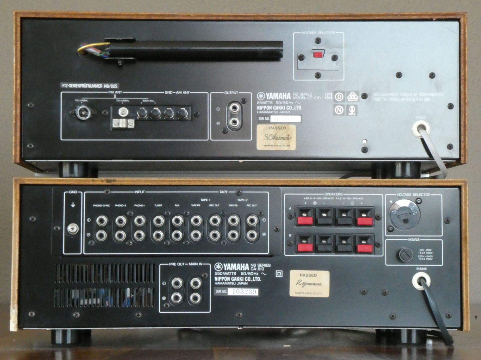 YAMAHA CA-810 mit CT-810 