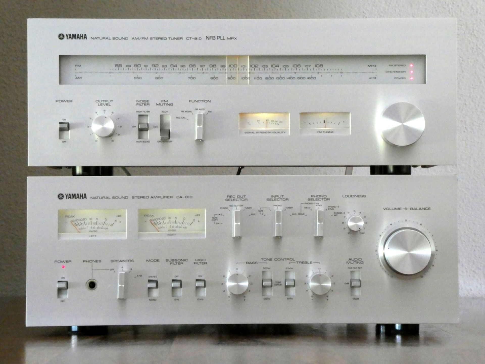 YAMAHA CA-810 mit CT-810 