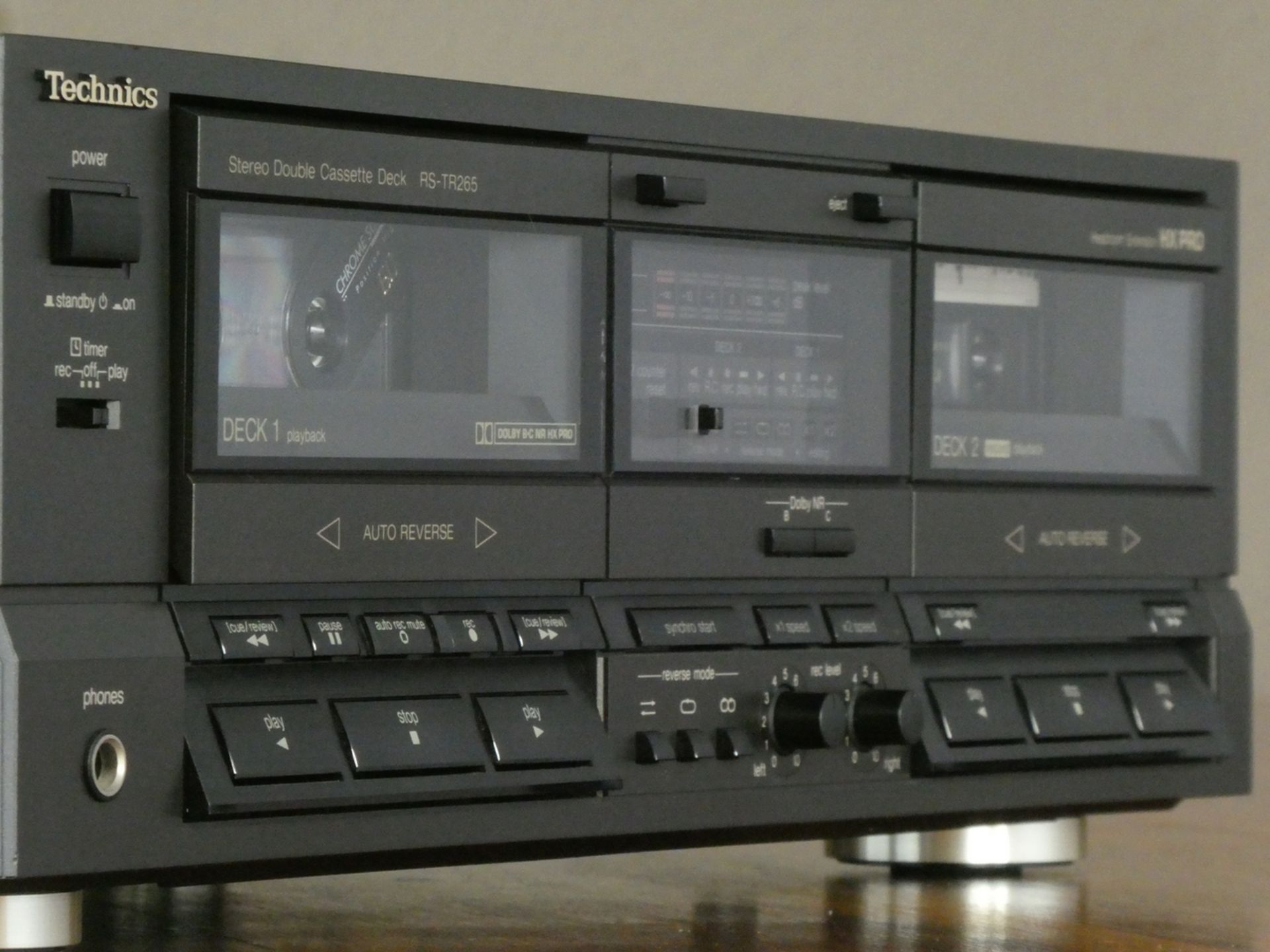 Technics RS-TR265 Front von links 