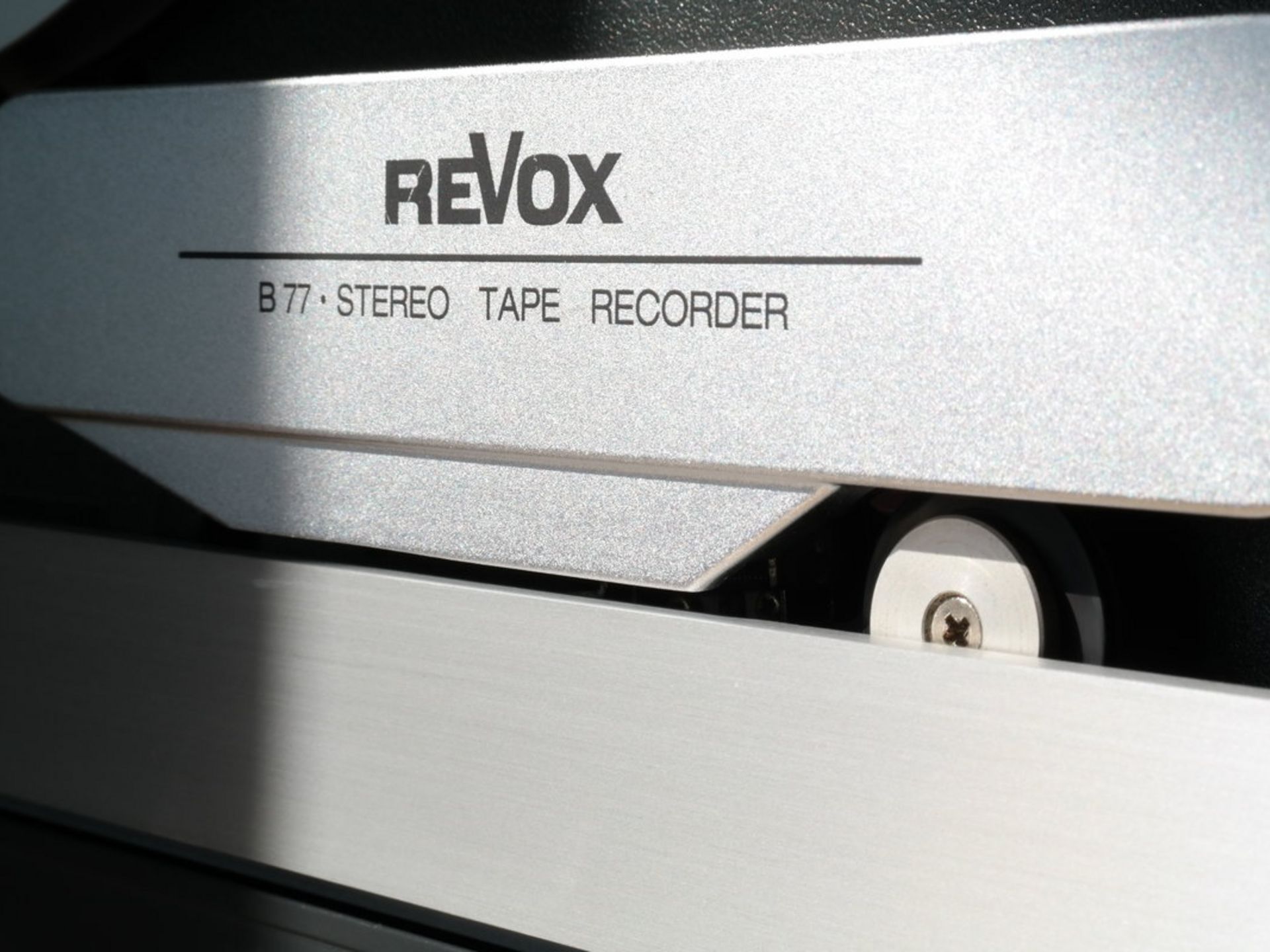 Revox B77 - Abdeckung Tonköpfe und Antrieb 